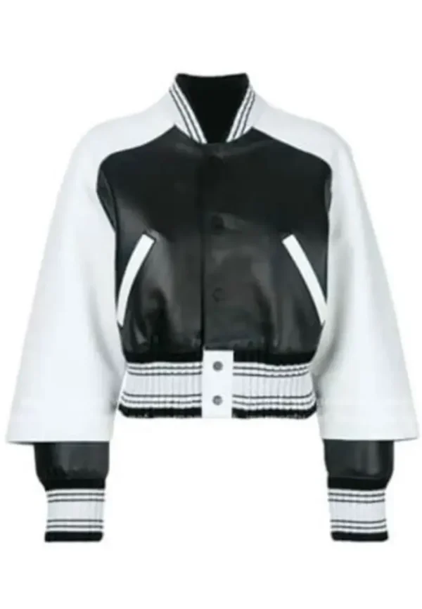 Diamond White The Bold and the Beautiful Bomber Jacket